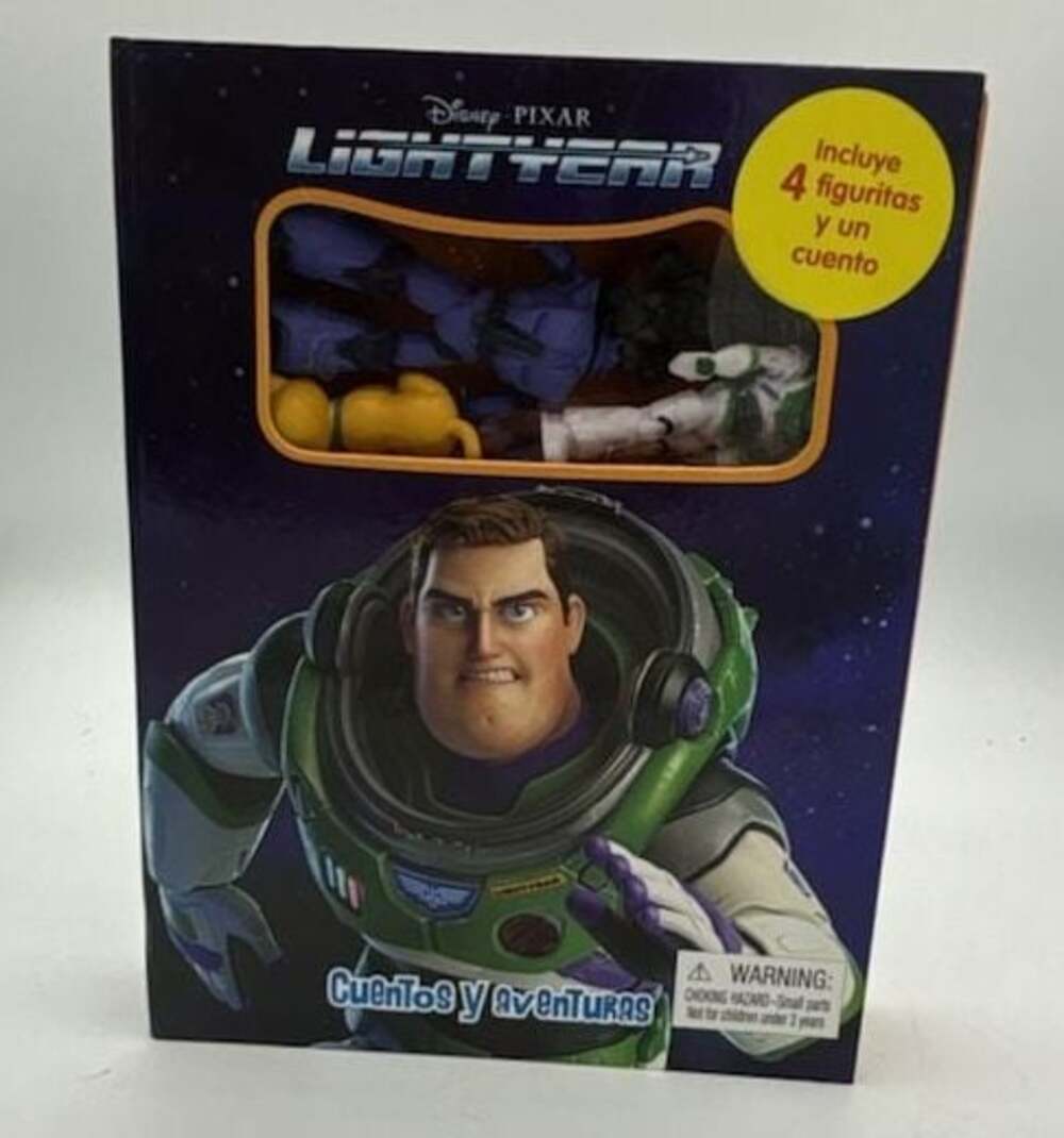 Disney‎ Pixar Lightyear Tattle Tales Storybook and 4 Toy Figures Set